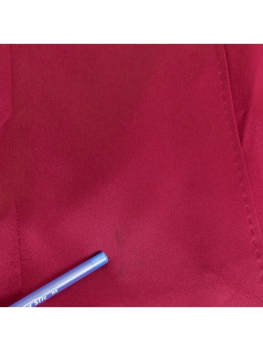 Lafayette 148 New York Red Satin Button Blazer Jacket Whitney Structured XS - Picture 15 of 15